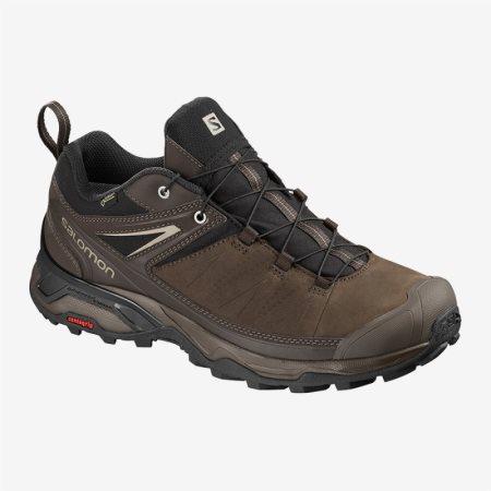 Salomon X ULTRA 3 LTR GTX Mens Hiking Shoes Chocolate UK SVTH